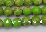 CDE2068 15.5 inches 8mm round dyed sea sediment jasper beads