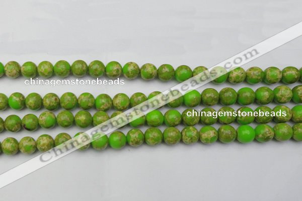 CDE2069 15.5 inches 10mm round dyed sea sediment jasper beads