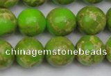 CDE2072 15.5 inches 16mm round dyed sea sediment jasper beads