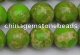 CDE2073 15.5 inches 18mm round dyed sea sediment jasper beads