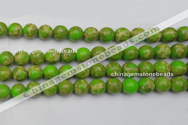 CDE2073 15.5 inches 18mm round dyed sea sediment jasper beads