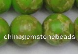 CDE2076 15.5 inches 24mm round dyed sea sediment jasper beads