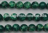 CDE2078 15.5 inches 6mm round dyed sea sediment jasper beads