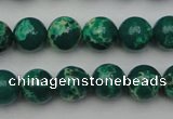 CDE2079 15.5 inches 8mm round dyed sea sediment jasper beads