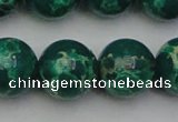 CDE2084 15.5 inches 18mm round dyed sea sediment jasper beads