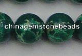 CDE2086 15.5 inches 22mm round dyed sea sediment jasper beads