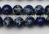 CDE2091 15.5 inches 10mm round dyed sea sediment jasper beads