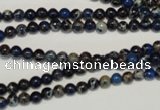 CDE220 15.5 inches 4mm round dyed sea sediment jasper beads