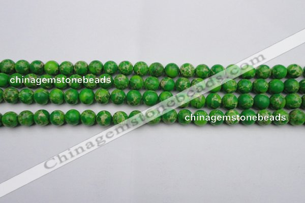 CDE2220 15.5 inches 4mm round dyed sea sediment jasper beads