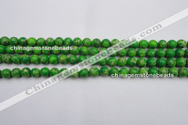 CDE2221 15.5 inches 6mm round dyed sea sediment jasper beads