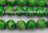 CDE2222 15.5 inches 8mm round dyed sea sediment jasper beads