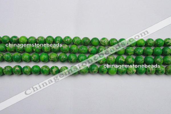 CDE2222 15.5 inches 8mm round dyed sea sediment jasper beads