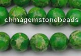 CDE2223 15.5 inches 10mm round dyed sea sediment jasper beads