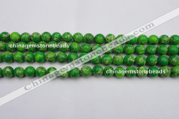 CDE2223 15.5 inches 10mm round dyed sea sediment jasper beads