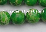 CDE2226 15.5 inches 16mm round dyed sea sediment jasper beads