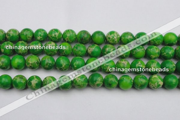 CDE2226 15.5 inches 16mm round dyed sea sediment jasper beads