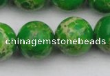 CDE2227 15.5 inches 18mm round dyed sea sediment jasper beads