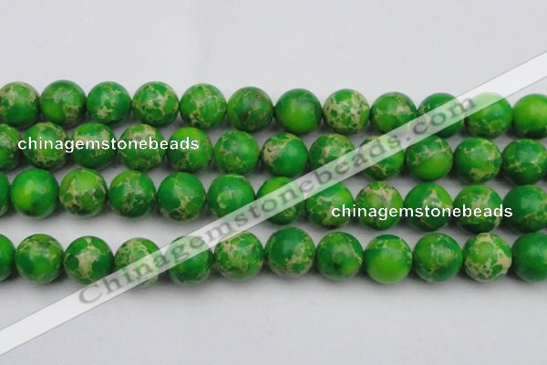 CDE2227 15.5 inches 18mm round dyed sea sediment jasper beads