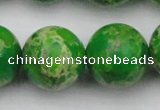 CDE2229 15.5 inches 22mm round dyed sea sediment jasper beads