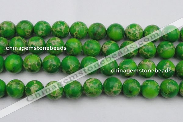 CDE2229 15.5 inches 22mm round dyed sea sediment jasper beads