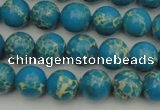 CDE2232 15.5 inches 6mm round dyed sea sediment jasper beads