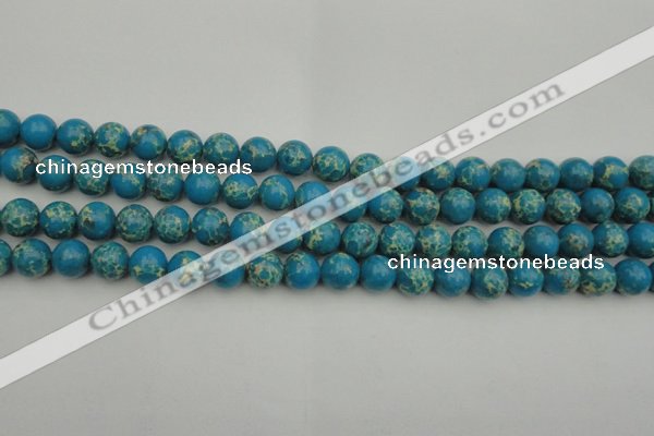 CDE2233 15.5 inches 8mm round dyed sea sediment jasper beads