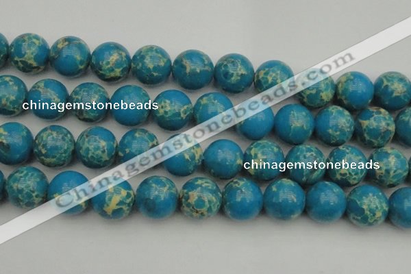 CDE2240 15.5 inches 22mm round dyed sea sediment jasper beads