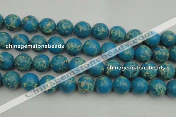 CDE2241 15.5 inches 24mm round dyed sea sediment jasper beads