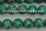 CDE2244 15.5 inches 8mm round dyed sea sediment jasper beads