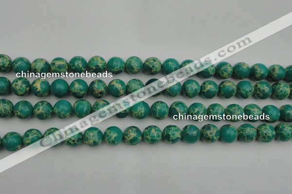 CDE2245 15.5 inches 10mm round dyed sea sediment jasper beads