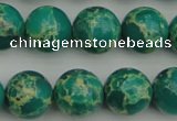 CDE2246 15.5 inches 12mm round dyed sea sediment jasper beads