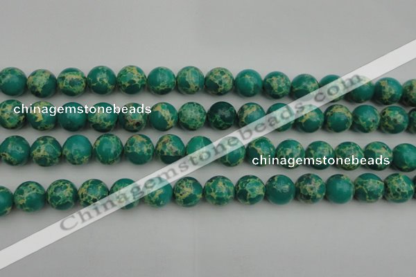 CDE2246 15.5 inches 12mm round dyed sea sediment jasper beads