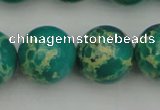 CDE2249 15.5 inches 18mm round dyed sea sediment jasper beads