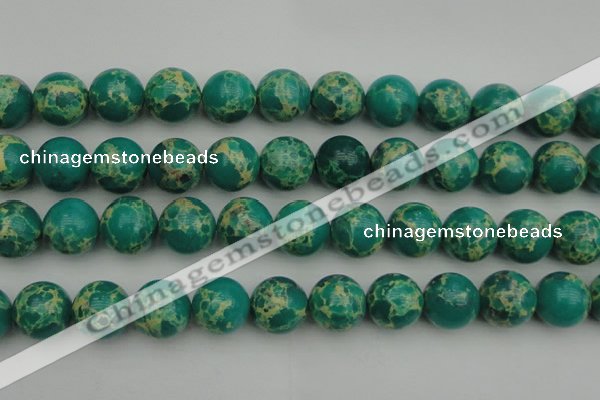 CDE2249 15.5 inches 18mm round dyed sea sediment jasper beads