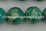 CDE2250 15.5 inches 20mm round dyed sea sediment jasper beads