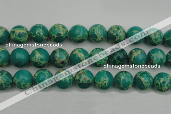 CDE2252 15.5 inches 24mm round dyed sea sediment jasper beads