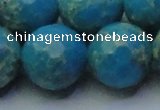 CDE2554 15.5 inches 24mm faceted round dyed sea sediment jasper beads