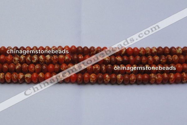 CDE2604 15.5 inches 12*16mm rondelle dyed sea sediment jasper beads