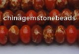 CDE2606 15.5 inches 15*20mm rondelle dyed sea sediment jasper beads