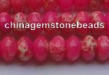 CDE2613 15.5 inches 13*18mm rondelle dyed sea sediment jasper beads