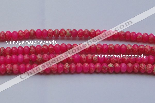 CDE2614 15.5 inches 15*20mm rondelle dyed sea sediment jasper beads