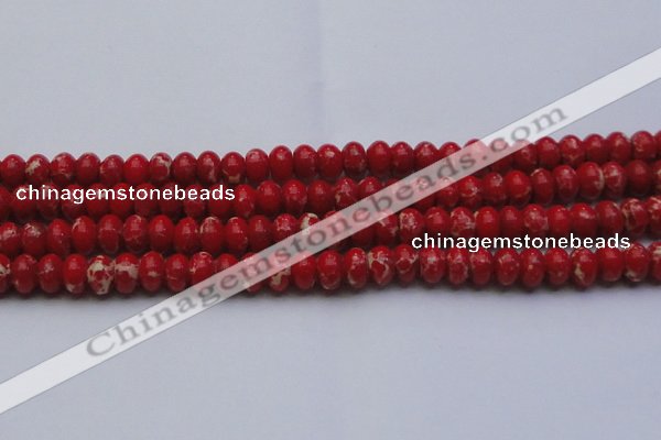 CDE2621 15.5 inches 13*18mm rondelle dyed sea sediment jasper beads