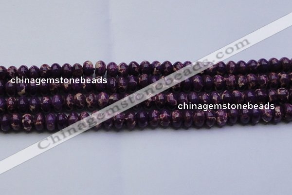 CDE2637 15.5 inches 13*18mm rondelle dyed sea sediment jasper beads