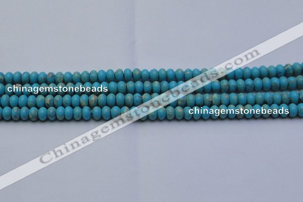 CDE2640 15.5 inches 5*8mm rondelle dyed sea sediment jasper beads