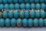 CDE2641 15.5 inches 7*10mm rondelle dyed sea sediment jasper beads