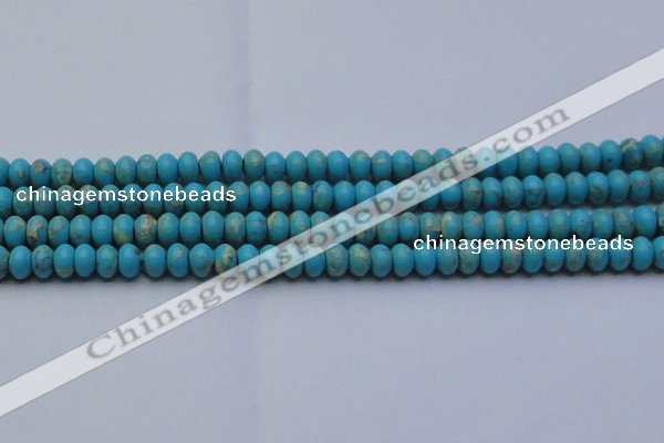 CDE2642 15.5 inches 8*12mm rondelle dyed sea sediment jasper beads