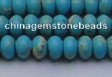 CDE2643 15.5 inches 10*14mm rondelle dyed sea sediment jasper beads