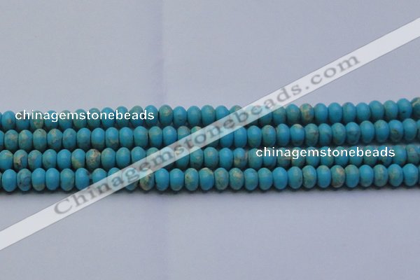 CDE2643 15.5 inches 10*14mm rondelle dyed sea sediment jasper beads