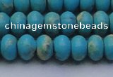 CDE2645 15.5 inches 13*18mm rondelle dyed sea sediment jasper beads