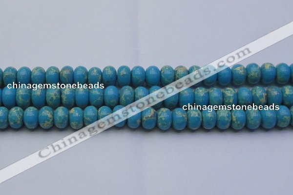 CDE2655 15.5 inches 15*20mm rondelle dyed sea sediment jasper beads